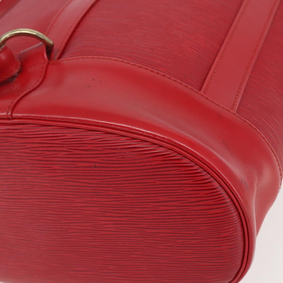 LOUIS VUITTON Epi Randonnee PM Shoulder Bag Red M52357 LV Auth ka752