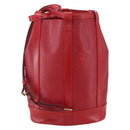 LOUIS VUITTON Epi Randonnee PM Shoulder Bag Red M52357 LV Auth ka752-2