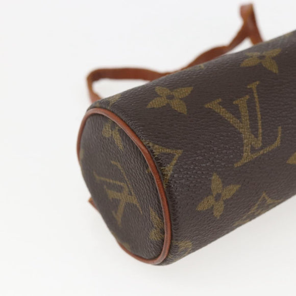 LOUIS VUITTON Monogram Papillon Pouch LV Auth ka753