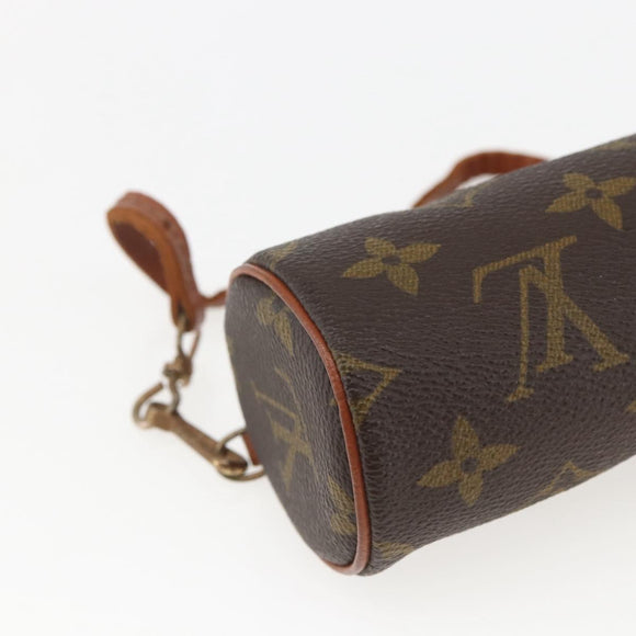 LOUIS VUITTON Monogram Papillon Pouch LV Auth ka753