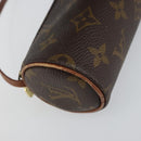 LOUIS VUITTON Monogram Papillon Pouch LV Auth ka754-14