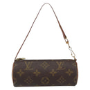 LOUIS VUITTON Monogram Papillon Pouch LV Auth ka754-13