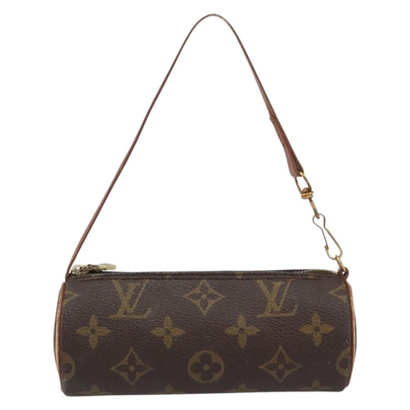 LOUIS VUITTON Monogram Papillon Pouch LV Auth ka754