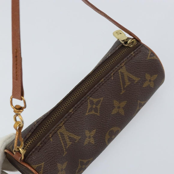 LOUIS VUITTON Monogram Papillon Pouch LV Auth ka754