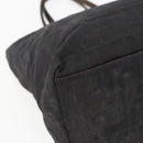 FENDI Zucca Canvas Hand Bag Black Auth ka757-14