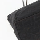 FENDI Zucca Canvas Hand Bag Black Auth ka757-16