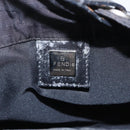 FENDI Zucca Canvas Hand Bag Black Auth ka757-17
