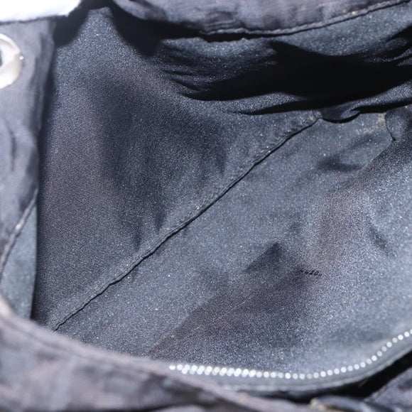 FENDI Zucca Canvas Hand Bag Black Auth ka757