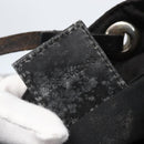 FENDI Zucca Canvas Hand Bag Black Auth ka757-12