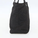 FENDI Zucca Canvas Hand Bag Black Auth ka757-3