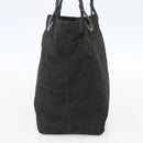 FENDI Zucca Canvas Hand Bag Black Auth ka757-4