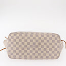 LOUIS VUITTON Damier Azur Neverfull MM Tote Bag N41605 LV Auth ka759-7