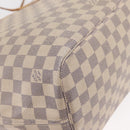 LOUIS VUITTON Damier Azur Neverfull MM Tote Bag N41605 LV Auth ka759-16