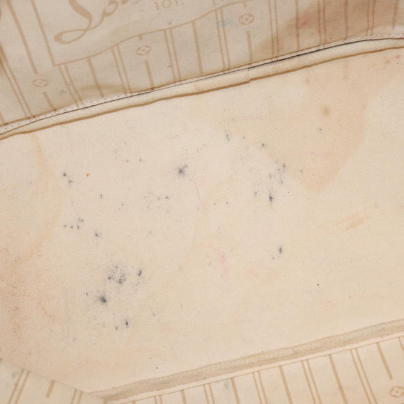 LOUIS VUITTON Damier Azur Neverfull MM Tote Bag N41605 LV Auth ka759