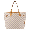 LOUIS VUITTON Damier Azur Neverfull MM Tote Bag N41605 LV Auth ka759-13