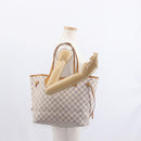 LOUIS VUITTON Damier Azur Neverfull MM Tote Bag N41605 LV Auth ka759-26