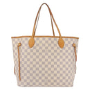 LOUIS VUITTON Damier Azur Neverfull MM Tote Bag N41605 LV Auth ka759-2