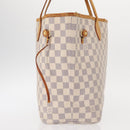 LOUIS VUITTON Damier Azur Neverfull MM Tote Bag N41605 LV Auth ka759-6