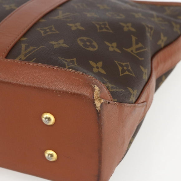 LOUIS VUITTON Monogram Sac Weekend PM Hand Bag M42425 LV Auth ka760
