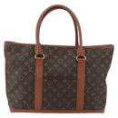 LOUIS VUITTON Monogram Sac Weekend PM Hand Bag M42425 LV Auth ka760-2