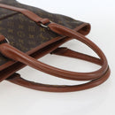 LOUIS VUITTON Monogram Sac Weekend PM Hand Bag M42425 LV Auth ka760-7