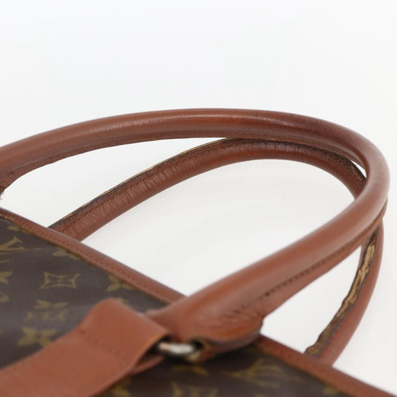 LOUIS VUITTON Monogram Sac Weekend PM Hand Bag M42425 LV Auth ka760