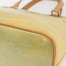 LOUIS VUITTON Monogram Vernis Houston Hand Bag Gris M91053 LV Auth ka761-16