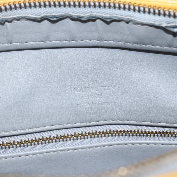 LOUIS VUITTON Monogram Vernis Houston Hand Bag Gris M91053 LV Auth ka761