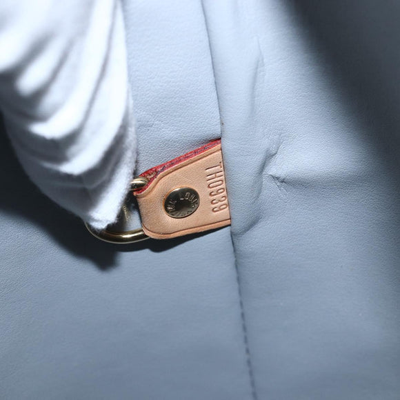 LOUIS VUITTON Monogram Vernis Houston Hand Bag Gris M91053 LV Auth ka761