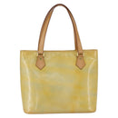 LOUIS VUITTON Monogram Vernis Houston Hand Bag Gris M91053 LV Auth ka761-2