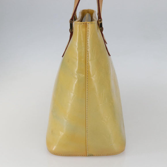 LOUIS VUITTON Monogram Vernis Houston Hand Bag Gris M91053 LV Auth ka761