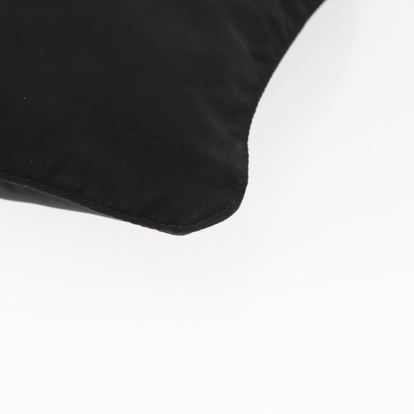 PRADA Shoulder Bag Nylon Black Silver Auth ka765