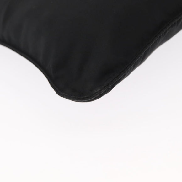 PRADA Shoulder Bag Nylon Black Silver Auth ka765