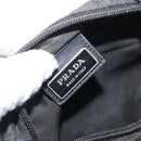 PRADA Shoulder Bag Nylon Black Silver Auth ka765-20