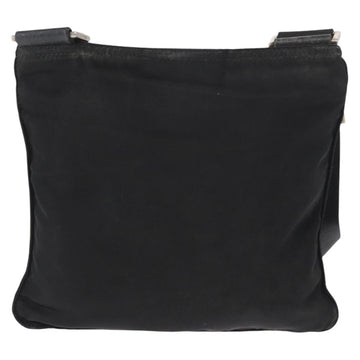 PRADA Shoulder Bag Nylon Black Silver Auth ka765 - 0