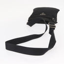 PRADA Shoulder Bag Nylon Black Silver Auth ka765-8