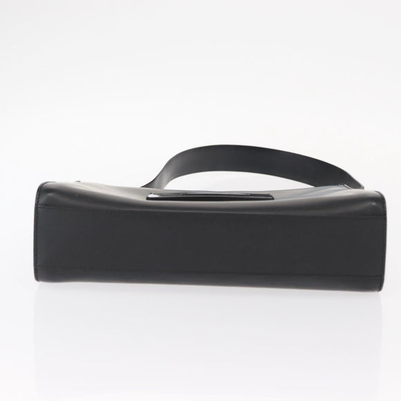 GUCCI Shoulder Bag Leather Black Silver 001 3065 Auth ka767