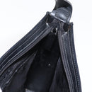 GUCCI Shoulder Bag Leather Black Silver 001 3065 Auth ka767-19