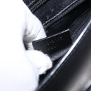 GUCCI Shoulder Bag Leather Black Silver 001 3065 Auth ka767-12