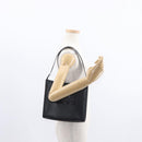 GUCCI Shoulder Bag Leather Black Silver 001 3065 Auth ka767-23