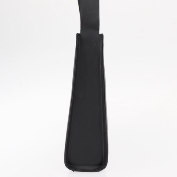 GUCCI Shoulder Bag Leather Black Silver 001 3065 Auth ka767