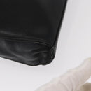 GUCCI Bamboo Hand Bag Leather Black Gold 001 2855 1875 0 Auth ka770-10