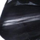 GUCCI Bamboo Hand Bag Leather Black Gold 001 2855 1875 0 Auth ka770-16