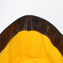 FENDI Zucca Canvas Tote Bag Coated Canvas Black Brown Auth ka771-17