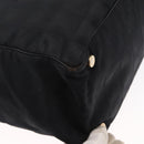 CHANEL New Travel Line Tote Bag Nylon Black Gold CC Auth ka772-16