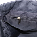 CHANEL New Travel Line Tote Bag Nylon Black Gold CC Auth ka772-19