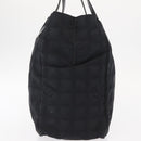 CHANEL New Travel Line Tote Bag Nylon Black Gold CC Auth ka772-3