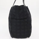 CHANEL New Travel Line Tote Bag Nylon Black Gold CC Auth ka772-4