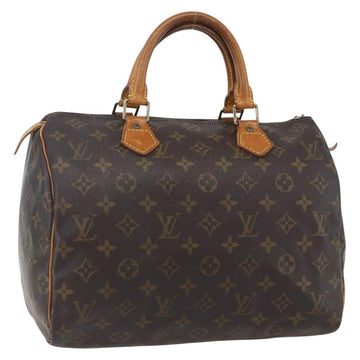 LOUIS VUITTON Monogram Speedy 30 Hand Bag M41526 LV Auth ka774