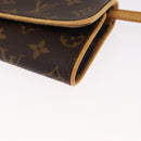 LOUIS VUITTON Monogram Pochette Twin PM Shoulder Bag M51854 LV Auth ka775-15